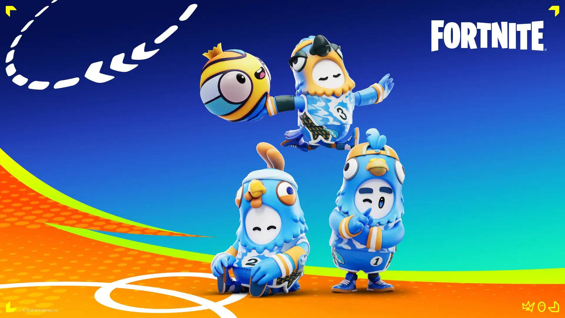 Fortnite x Fall Guys: Crown Jam – баскетбол и футбол в новом режиме!