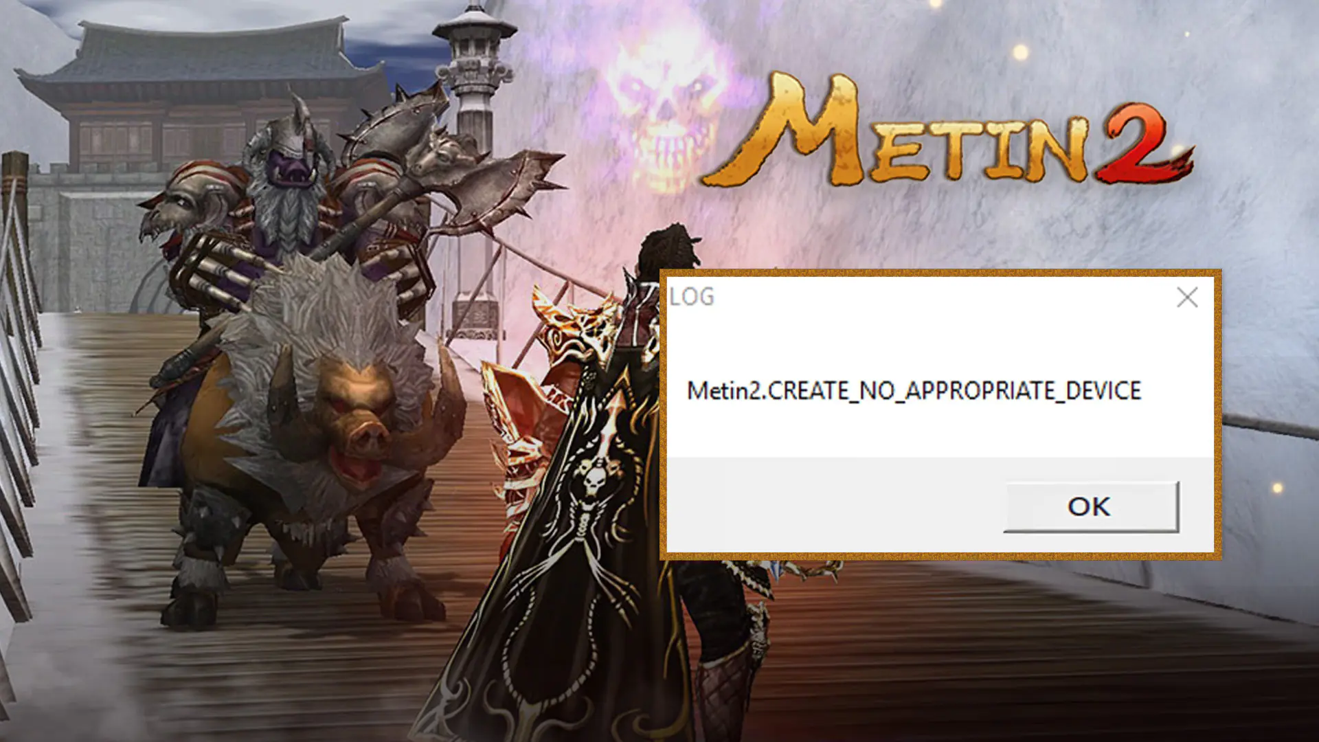 Solution Définitive à l’Erreur Create No Appropriate Device sur Metin2