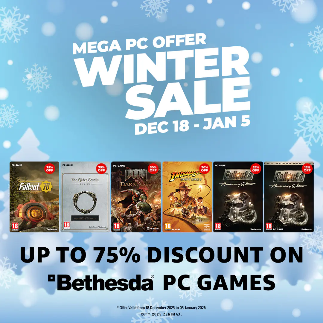 Przewodnik po Zimowej Wyprzedaży Bethesda: Wielkie Okazje na Fallout, Starfield i Skyrim