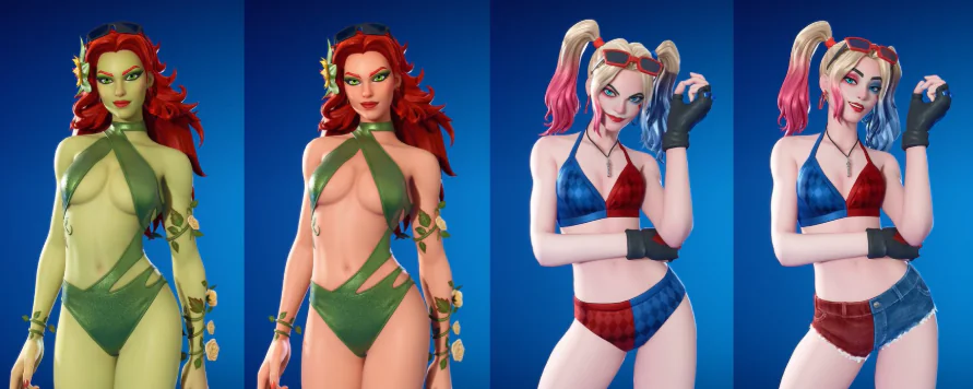 Nowe skórki Poison Ivy i Harley Quinn